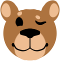 WinkingBear emote for Discord