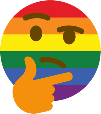 gaythinking emote for Discord