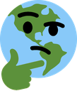 EarthThonk emote for Discord
