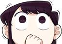 komipeek emote for Discord