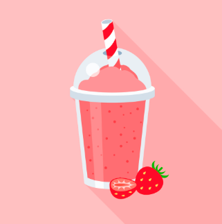 strawberry_smoothie emote for Discord