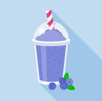 blueberry_smoothie emote for Discord