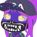 akali_kda_ohayo emote for Discord