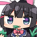 mito_tsukino_bunny_nom emote for Discord