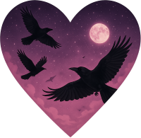 Pinknightskywithdarkravensheart emote for Discord