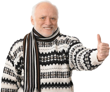 HaroldThumbsUp emote for Discord