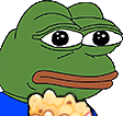 PepePopcorn emote for Discord