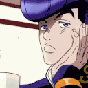 INTSL_Josuke_sips_tea emote for Discord