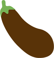 brown_eggplant emote for Discord