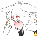 KitsuneShy emote for Discord