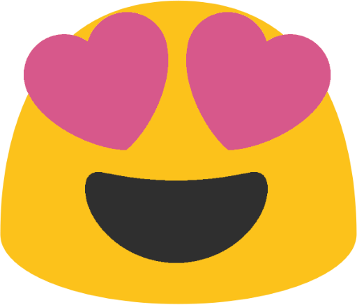 BlobHeartEyes emote for Discord