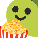 popcorn emote for Discord