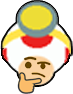 CaptainToadThink emote for Discord
