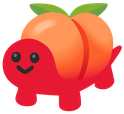 Peach emote for Discord