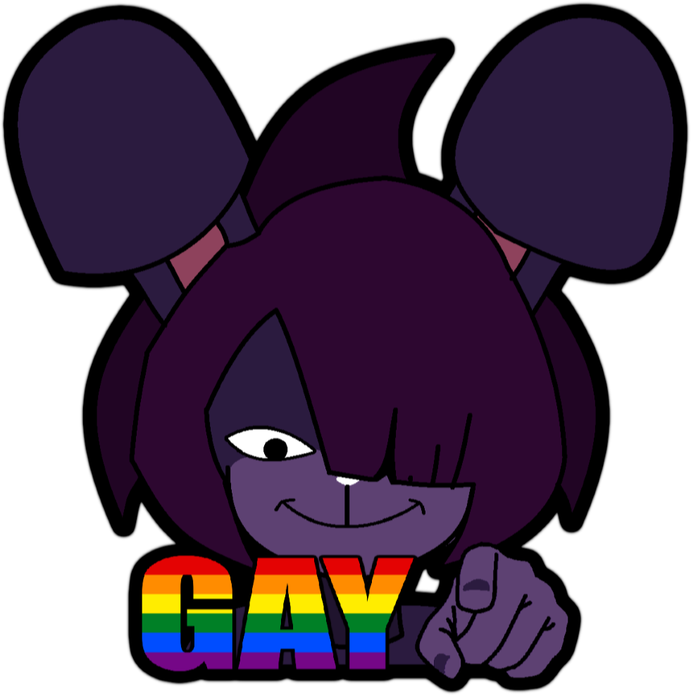 Bonfie_Point_Gay emote for Discord