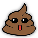 PoopOpenMouth emote for Discord