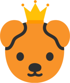 crowndog emote for Discord