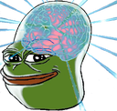 galaxyBrainPepe emote for Discord