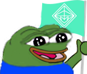pepeLovesBalance emote for Discord