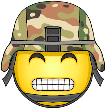 SoldierGridTeeth emote for Discord