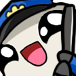 PandaHiyaPolice emote for Discord