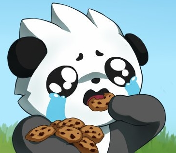 PandaCookieSad emote for Discord
