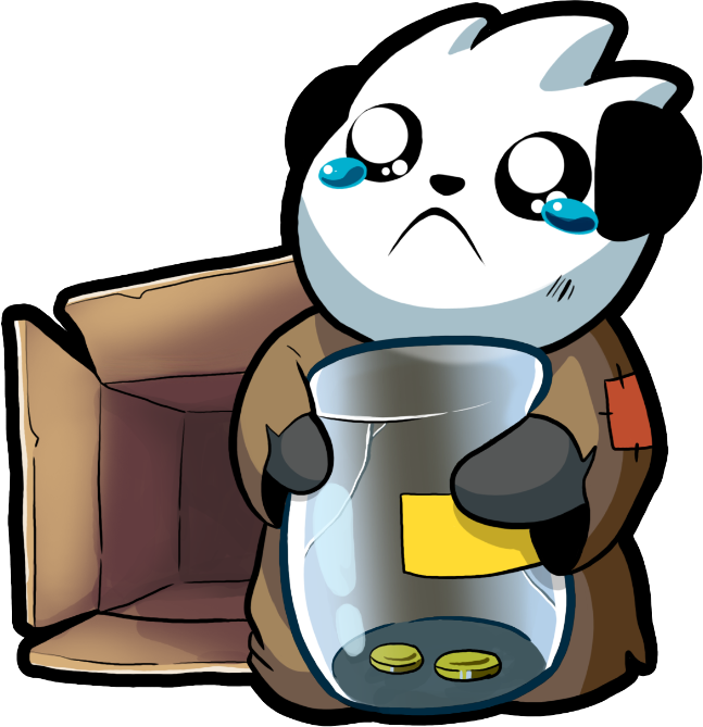 PandaPoor emote for Discord