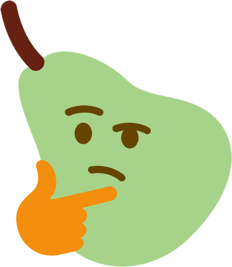PearThink emote for Discord