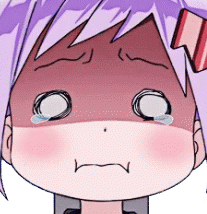 AnimeScared emote for Discord