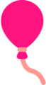 balloon_pink emote for Discord