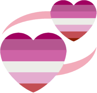 Hearts_Lesbian emote for Discord