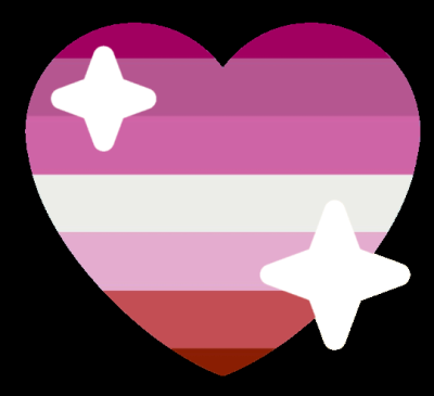 lesbian_sparkle_heart emote for Discord