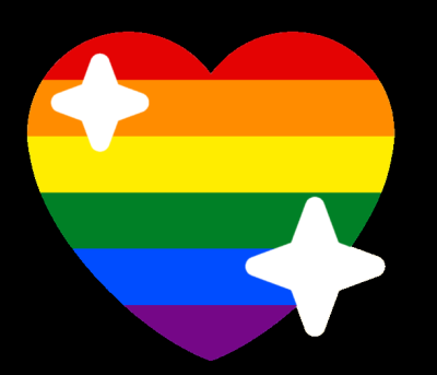 gay_sparkle_heart emote for Discord