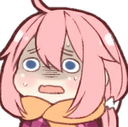 NadeshikoScared emote for Discord