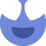 Discord_Heart_eyes emote for Discord