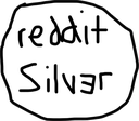 RedditSilver emote for Discord
