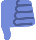 BlurpleThumbsDown emote for Discord