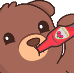 Drink_Bearish animated emote