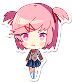 Natsuki emote for Discord