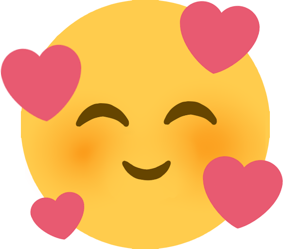 SmilingWithHearts emote for Discord