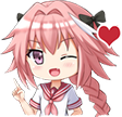 astolfoLove emote for Discord