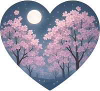 Moonlightcherryheart emote for Discord