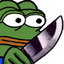 PepeKnife emote for Discord