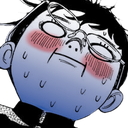 Okarun_UltraBlush emote for Discord