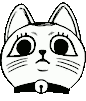 gifTurboCat_Glares emote for Discord
