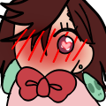Momo_BigBlush emote for Discord