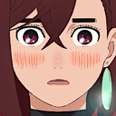 Momo_Blush emote for Discord