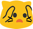 WorryBlobCat emote for Discord