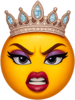 Angryslaygurl emote for Discord