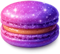 Sparkling_macaron emote for Discord